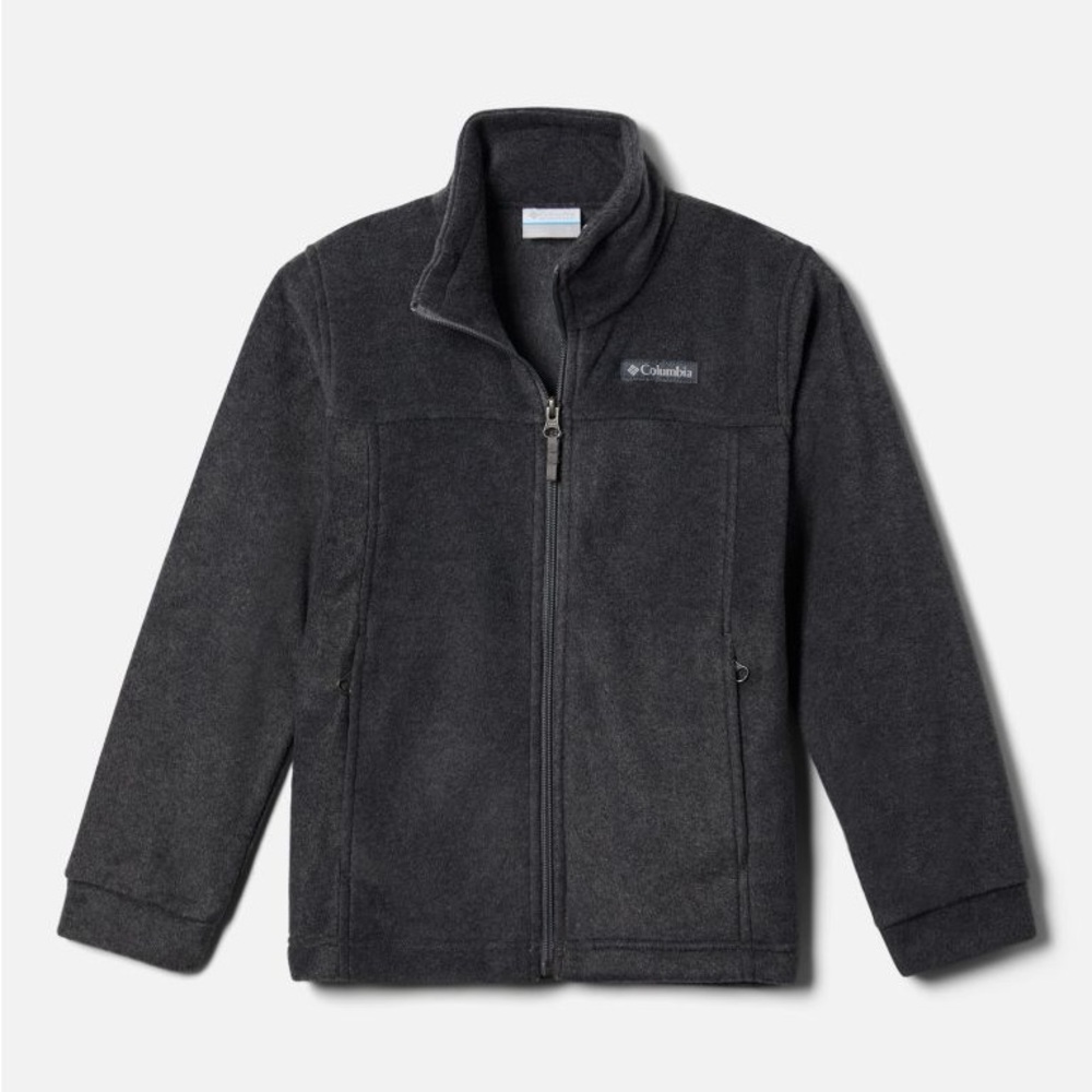 NWOT Columbia Boys Medium Dark Gray Fleece Jacket